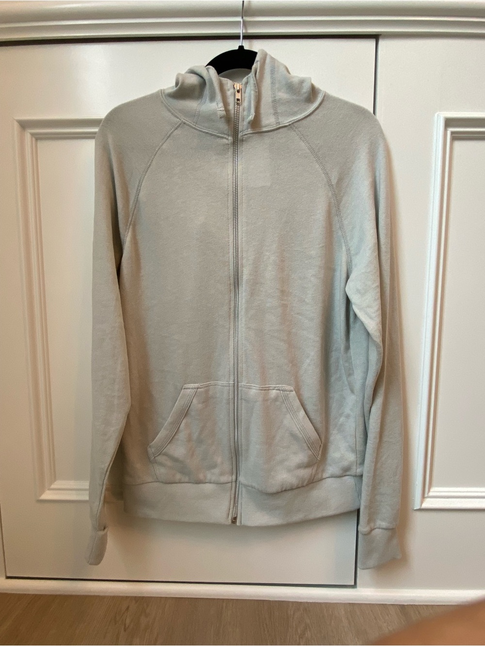Alternative Men’s Light Gray Full-Zip Hoodie